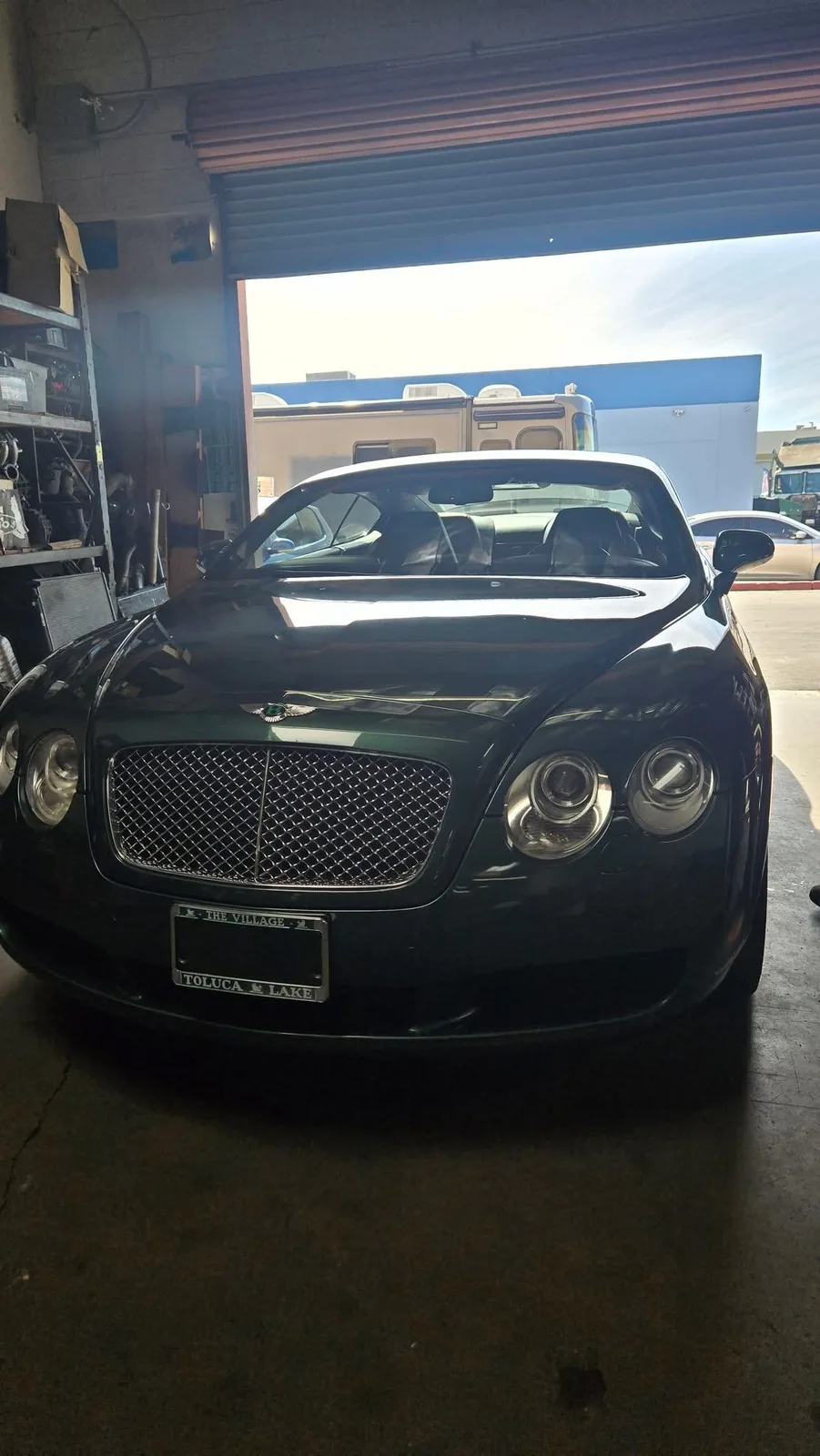 Bentley in Elledge Auto shop